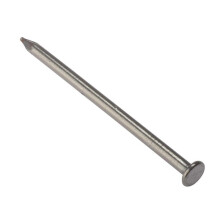 Forgefix Round Head Nails, Bright Finish