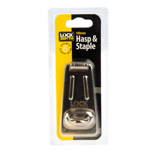 (150mm, Silver) Locksmyth Hasp And Staple 2