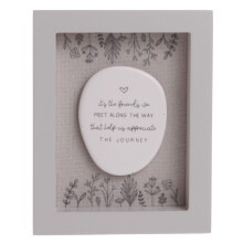 Celebrations Moments Friends Journey Framed Plaque