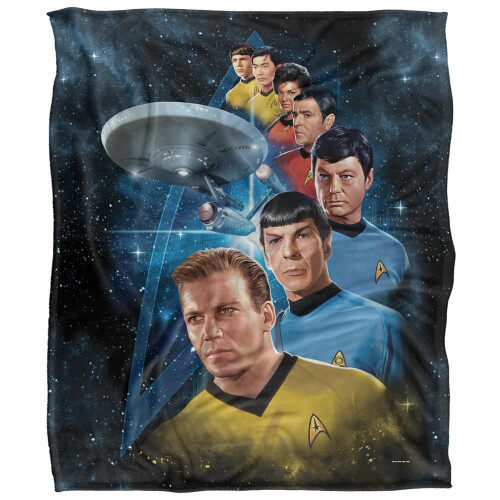 Star Trek Star Trek Among the Stars Silky Supersoft Blanket
