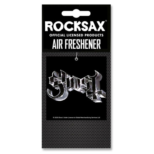Ghost Ghost Chrome Logo Air Freshener