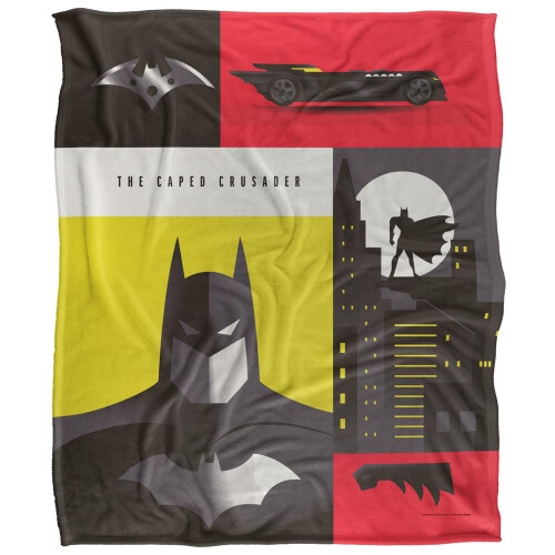 Batman Batman Silky Icons Soft Touch Blanket