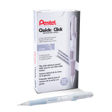 Pentel Quick Click Mechanical Pencil, (0.7mm), Grijze Barrel, Doos van 12 Potloden (PD217N)