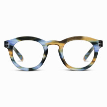 Peepers by PeeperSpecs Oprah's Favoriete Vrouwen Stardust Ronde Blauwlicht Blokkerende Leesbril - Multi Horn +2.25
