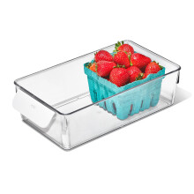 Caja de Organización para Nevera OXO Good Grips 5 in x 10 in - para Bins de Frutas, Yogur y Más