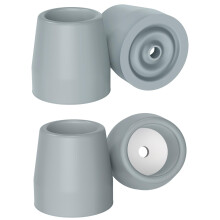 Supregear Punta per deambulatori (4-Pezzi), Ricariche in Gomma Heavy Duty da 1 1/8'' per Deambulatori e Bastoni