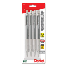 Pentel GraphGear 500 Mechanische Tekenpotlood, (0.9mm), Dikke Lijn, Grijze Huls, Set van 4 (PG529BP4N)