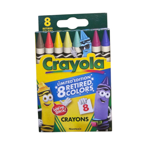 Crayola Crayola Buntstifte Limited Edition mit 8 Eingestellten Farben, 1 Box