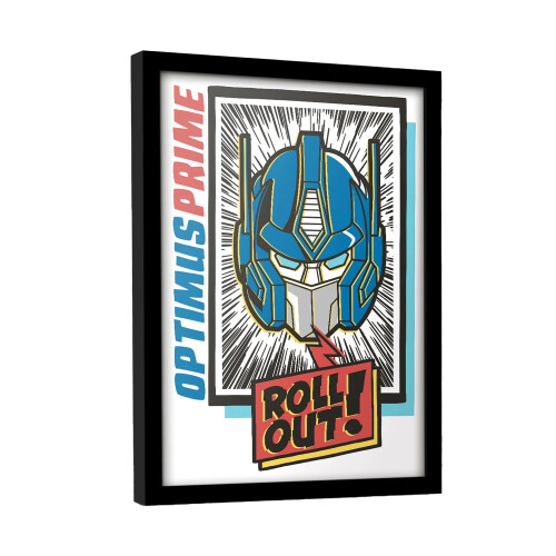 Transformers Transformers Roll Out Optimus Prime Framed Poster 1