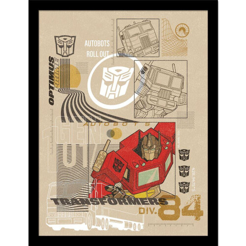 Transformers Transformers Autobot Roll Out Framed Poster