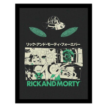 Rick And Morty Framed Print