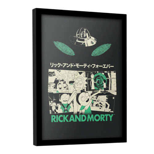 Rick And Morty Rick And Morty Framed Print 1