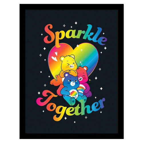 Care Bears Care Bears Sparkle Together Framed Poster