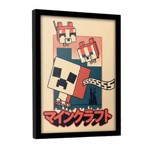 Minecraft Minecraft Chibi Comic Framed Poster 2