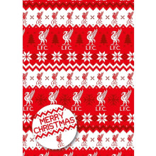 Liverpool FC Christmas Gift Wrap Sheets