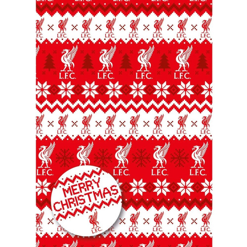 Liverpool FC Liverpool FC Christmas Gift Wrap Sheets