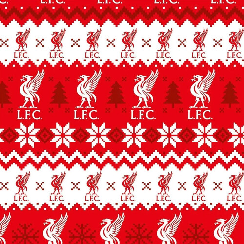 Liverpool FC Liverpool FC Christmas Gift Wrap Sheets 1