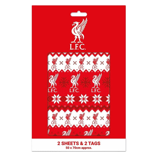 Liverpool FC Liverpool FC Christmas Gift Wrap Sheets 2