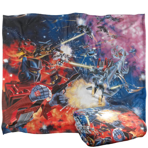 Transformers Transformers Silky Box Art Autobot Supersoft Blanket 1