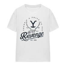 (L, White) Yellowstone Womens/Ladies There's A Price To Pay T-Shirt