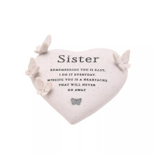 Celebrations Thoughts Of You Sister Butterfly Graveside Ornament