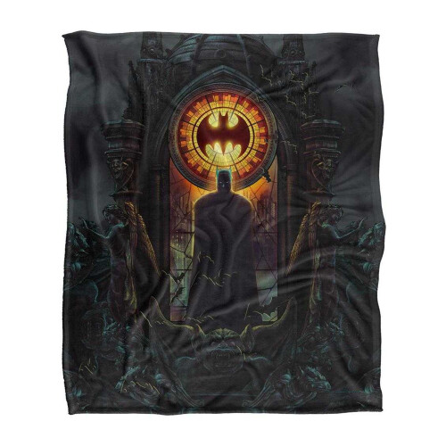 Batman Batman Silky Tower Supersoft Blanket