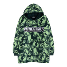 Minecraft Boys Creeper Blanket Hoodie