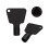 Plastic Meter Box Key 10pk 5