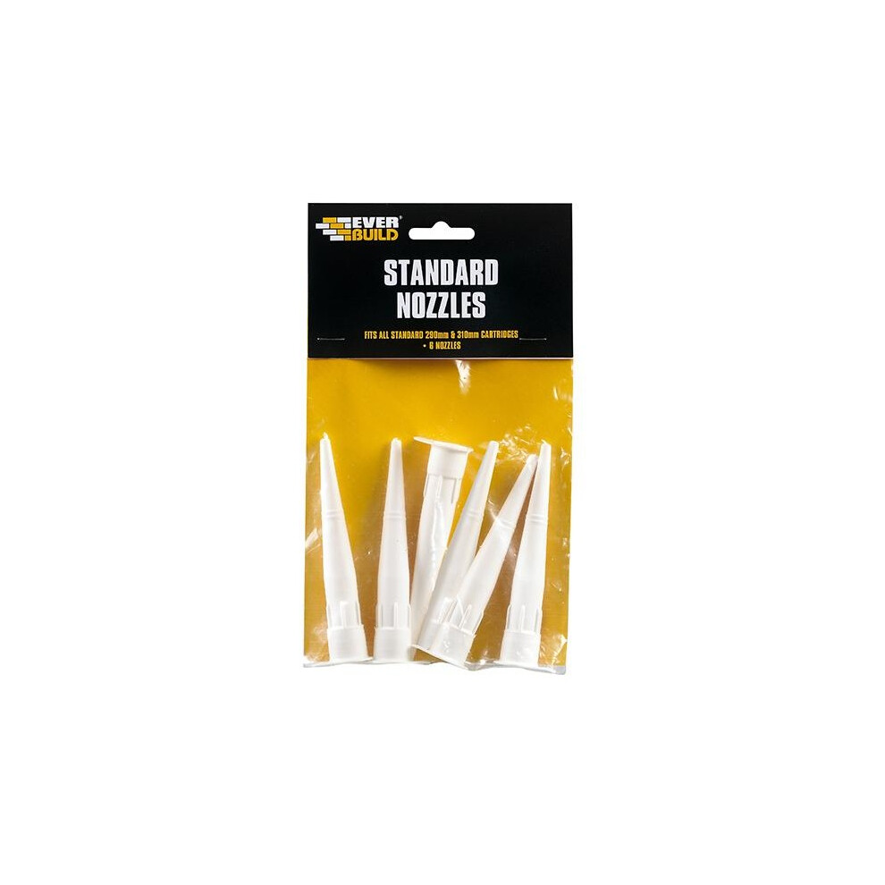 Everbuild Sika Standard Nozzle Pack Of 6 5063750882383