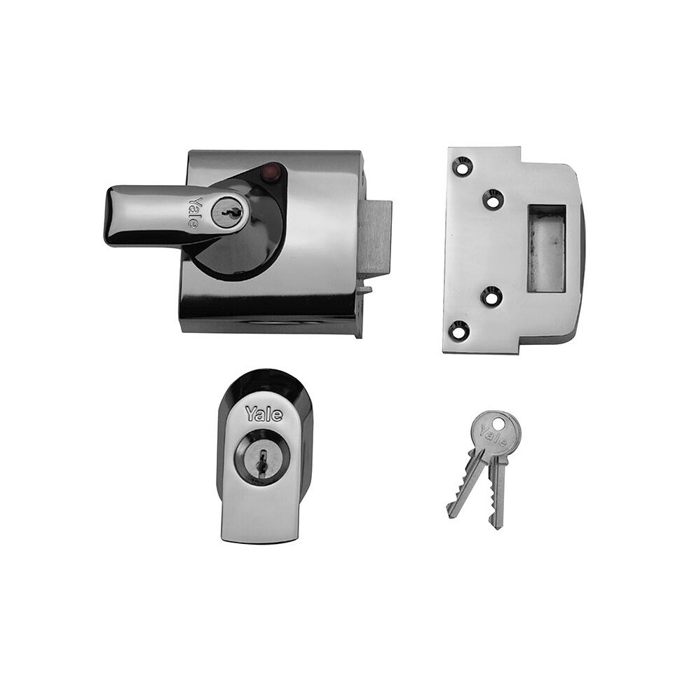 Rackhams Bs1 Nightlatch British Standard Lock 60Mm Backset Chrome Finish Visi - Multi Colour - Multi Colour - Image 3