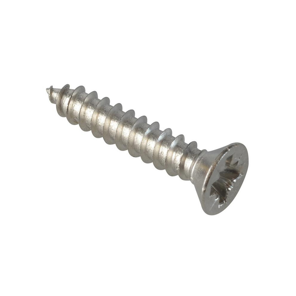 Forgefix Self-Tapping Screws, Pozi, Csk, A2 Stainless Steel