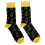 Nirvana Unisex Adult Happy Face Outline Ankle Socks 1