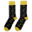 Nirvana Unisex Adult Happy Face Outline Ankle Socks 2