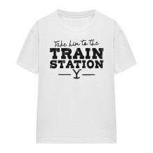 Yellowstone Womens/Ladies Train Station T-Shirt