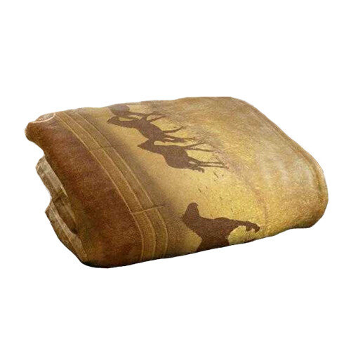 Yellowstone Yellowstone Dutton Ranch Silky Horse Rider Supersoft Blanket 1