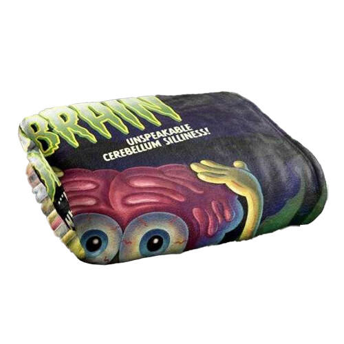 SpongeBob SquarePants SpongeBob SquarePants Touched My Brain Silky Supersoft Blanket 1