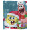 SpongeBob SquarePants SpongeBob SquarePants Silky Santa Supersoft Blanket 1