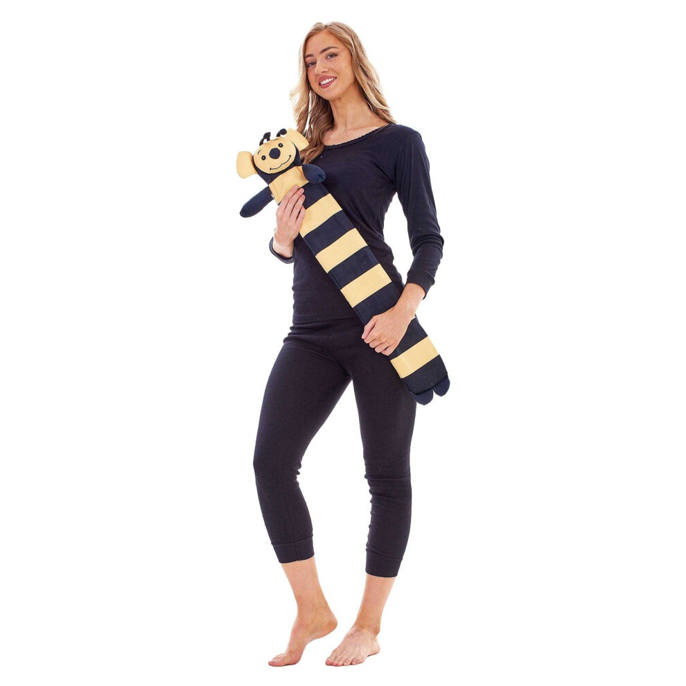 K Collection Bumblebee Extra Long 2L Hot Water Bottle And Cover