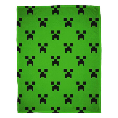 Minecraft Minecraft Fleece Creeper Blanket