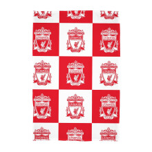 Liverpool FC Fleece Checkerboard Blanket