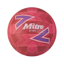 (5, White/Purple/Pink) Mitre Attack F18P Netball