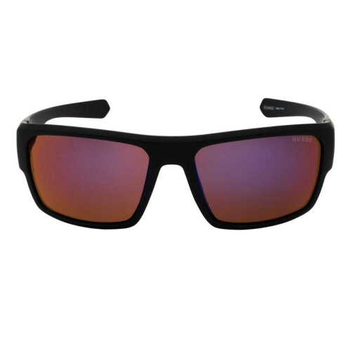 Guess Guess Mens Wrap Mirror Sunglasses
