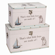 Luggage series - Set of 2 Storage Boxes - Little Boys