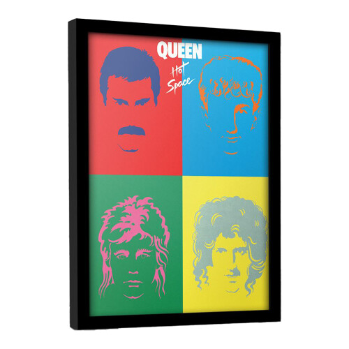Queen Hot Space Framed Poster 2
