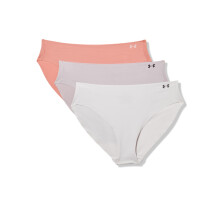 UA PURE STRETCH BIKINI SIN COSTURAS-3PK, ROSA CAÑÓN, M