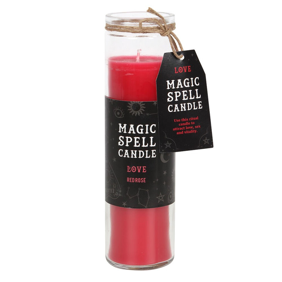 Something Different Red Love Magic Spell Rose Tube Candle