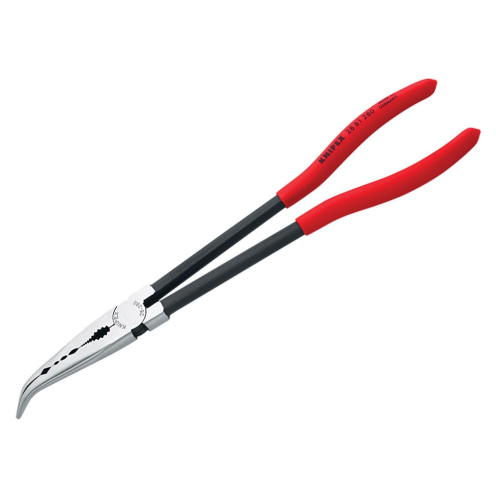 Knipex Long Reach Bent Needle Nose Pliers 280Mm