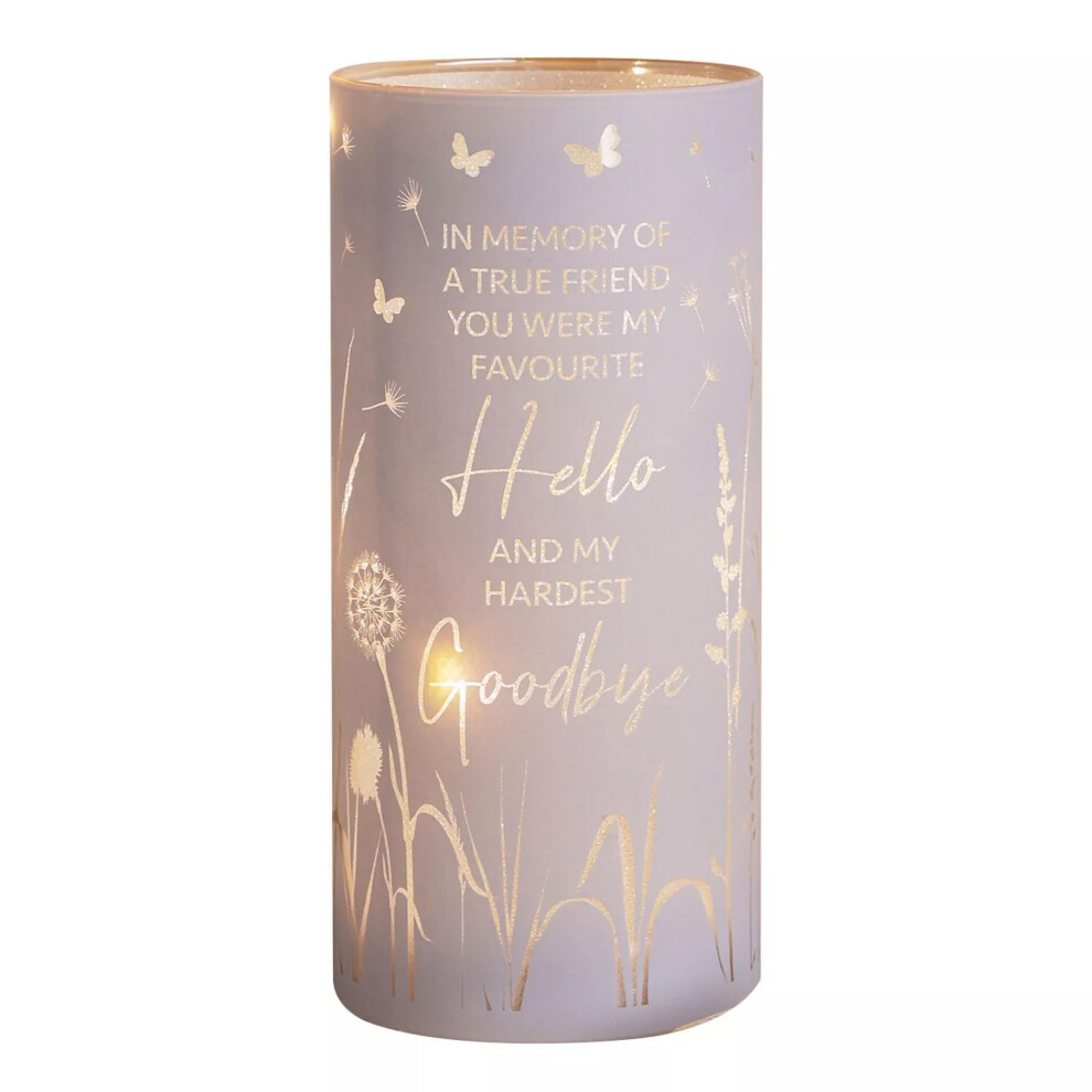 Celebrations Thoughts Of You Goodbye Tube Lamp