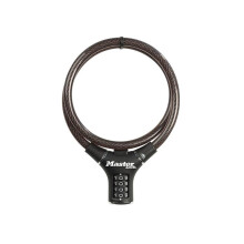 Master Lock Black Steel Rigid Combination Cable 0.9m X 12mm