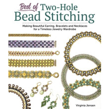 Best of TwoHole Bead Stitching by Virginia Jensen Paperback Book